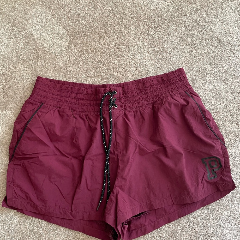 Victoria's Secret Burgundy Athletic Shorts